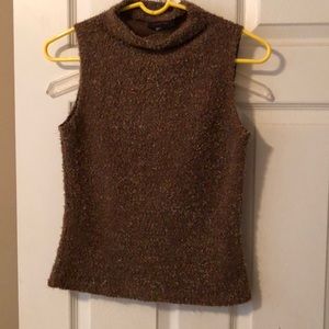 💜Vintage Sole Mio turtleneck sleeveless sweater
